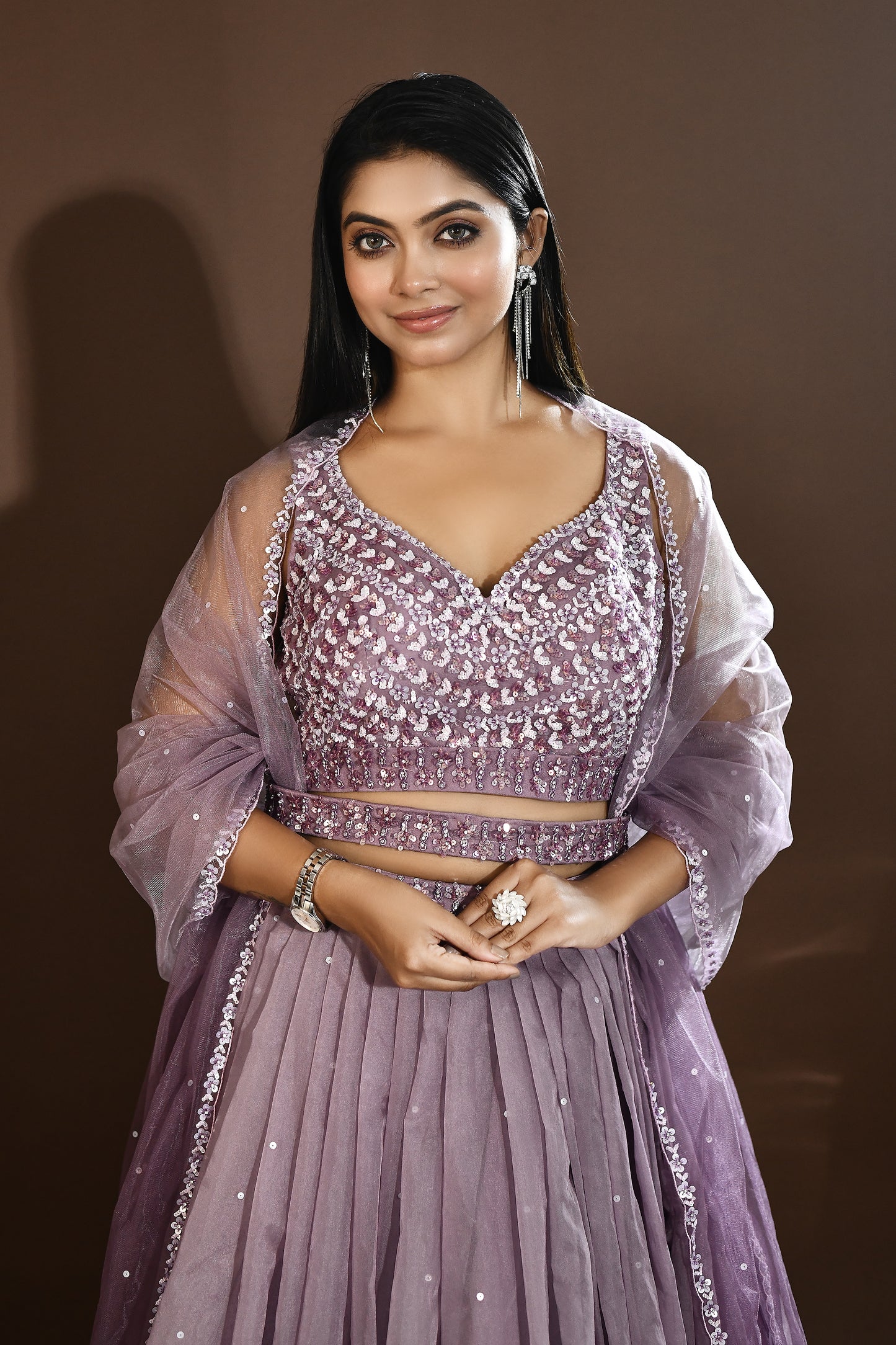 Urvi Purple Dream Lehenga Set