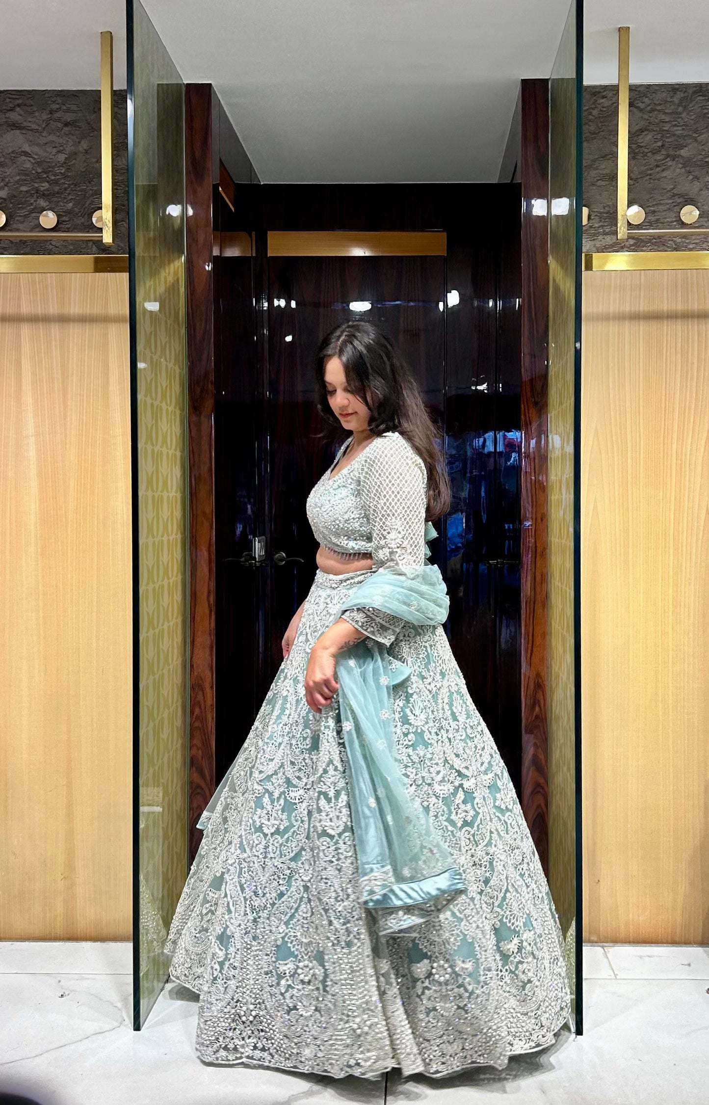 Mira Sea Green Bridal Lehenga Set