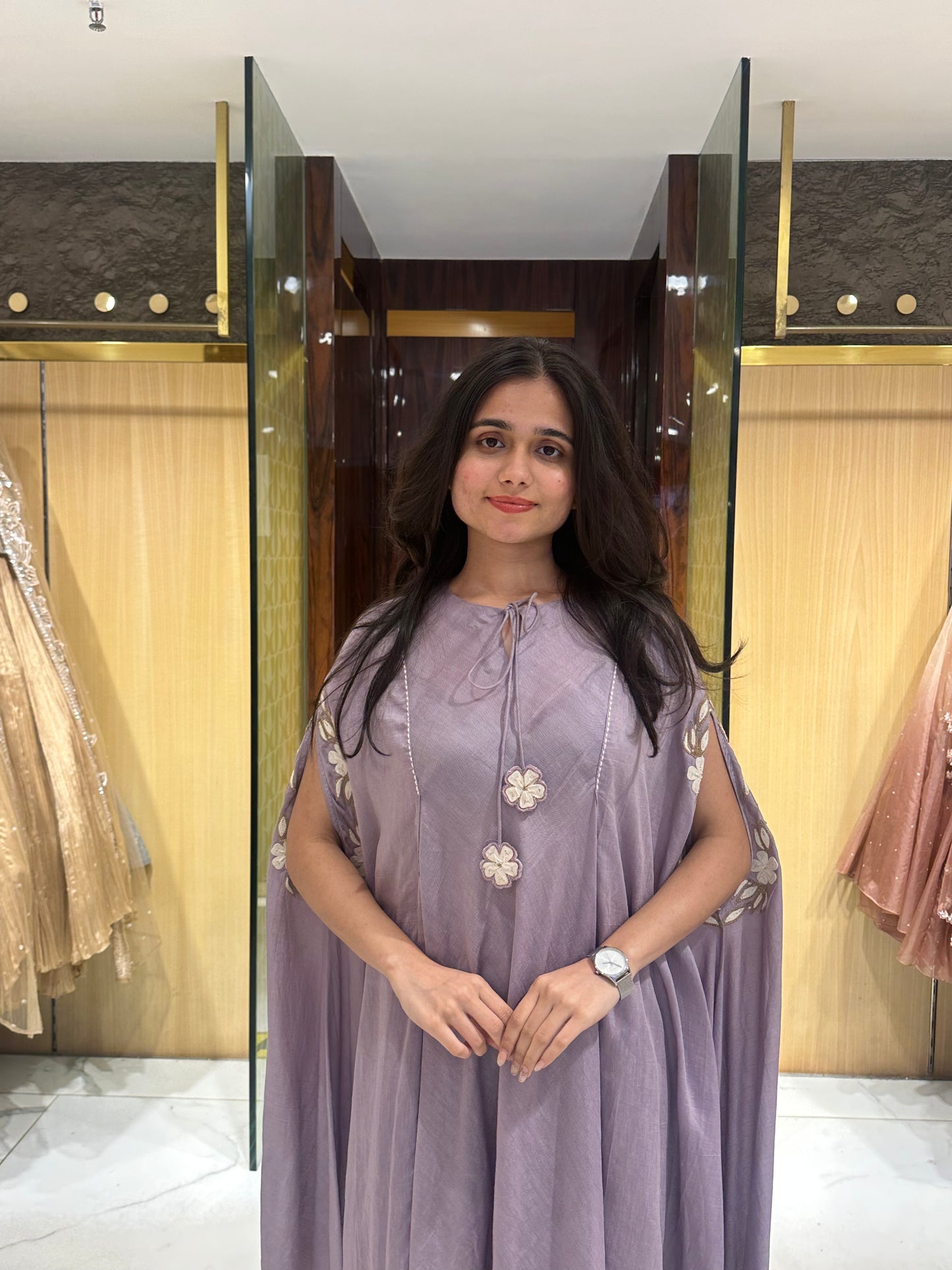 Rahee Lavender Kaftan Co-Ord Set