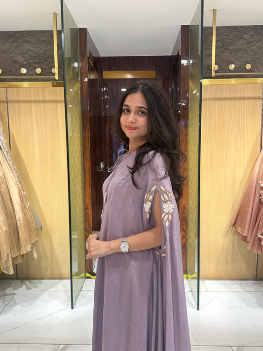 Rahee Lavender Kaftan Co-Ord Set