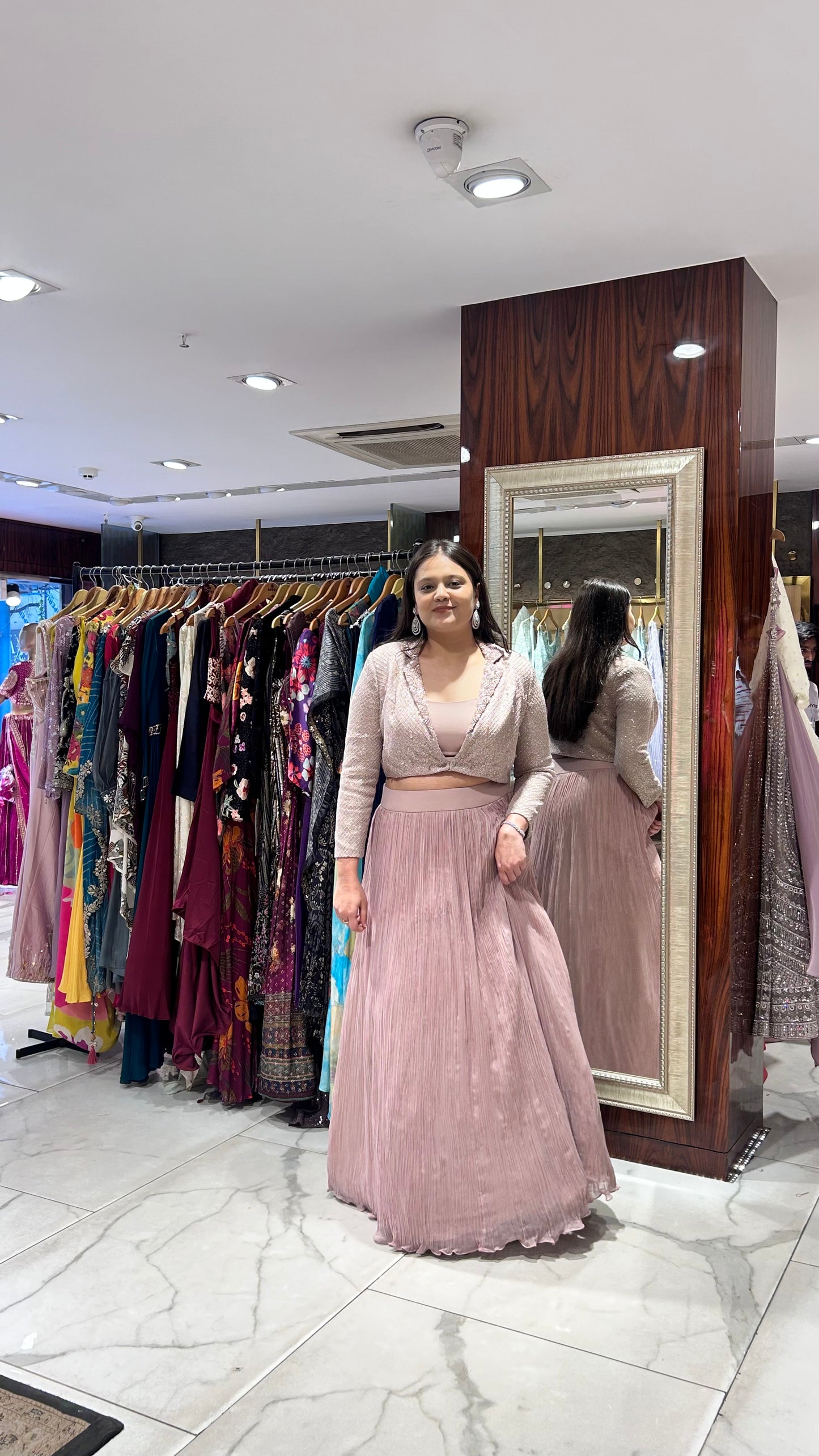 Zara – Short Jacket Indo-Western Lehenga Set