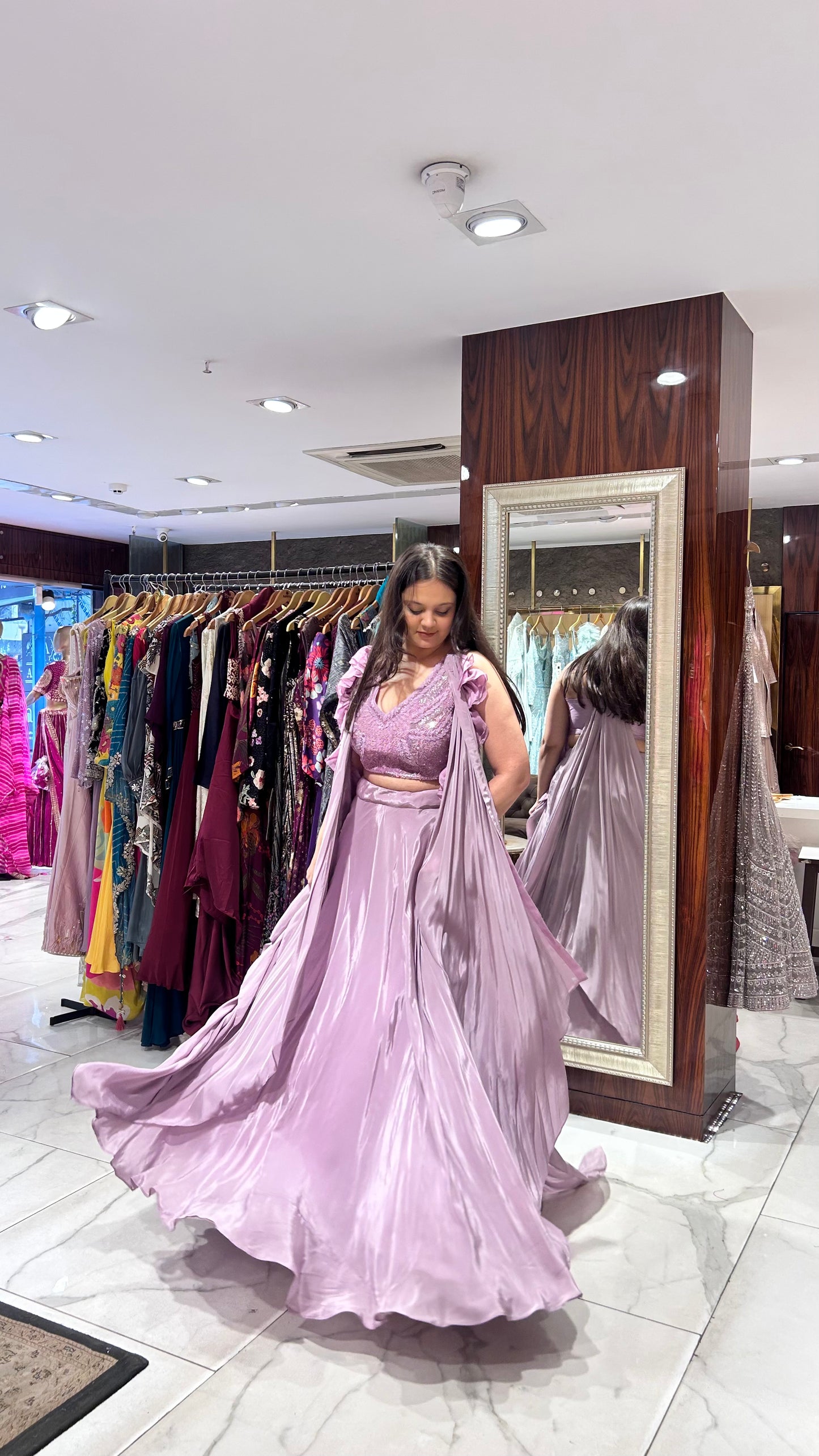 Miraya – Designer Indo-Western Lehenga Set (Colour options available)