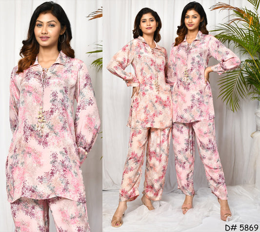 Ana Floral Printed Chic Co-ord Set