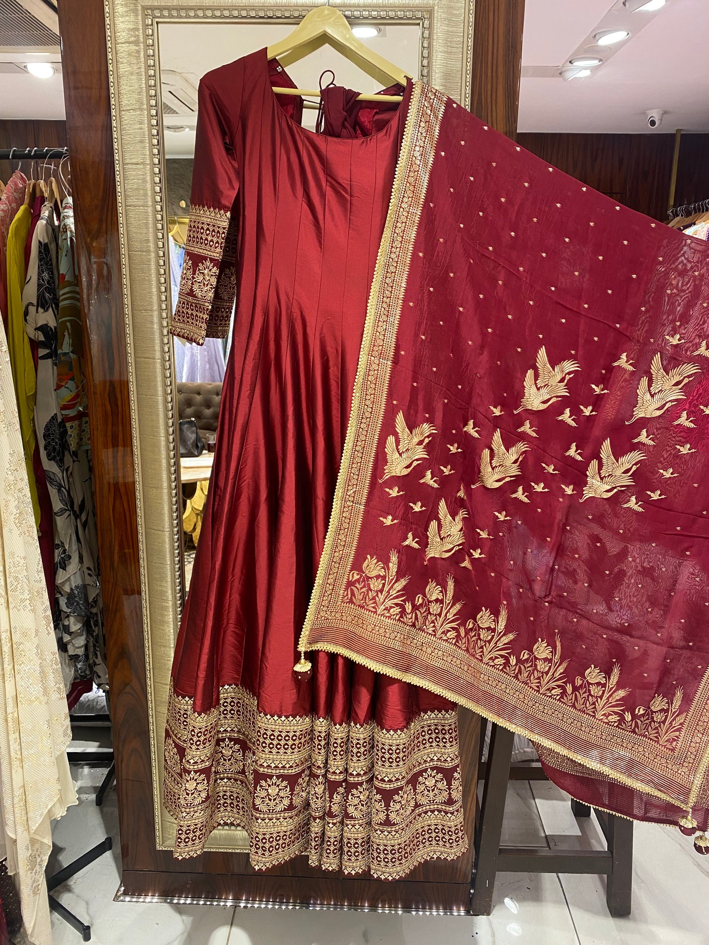 Advika – Heritage Royalty Embroidered Anarkali Suit