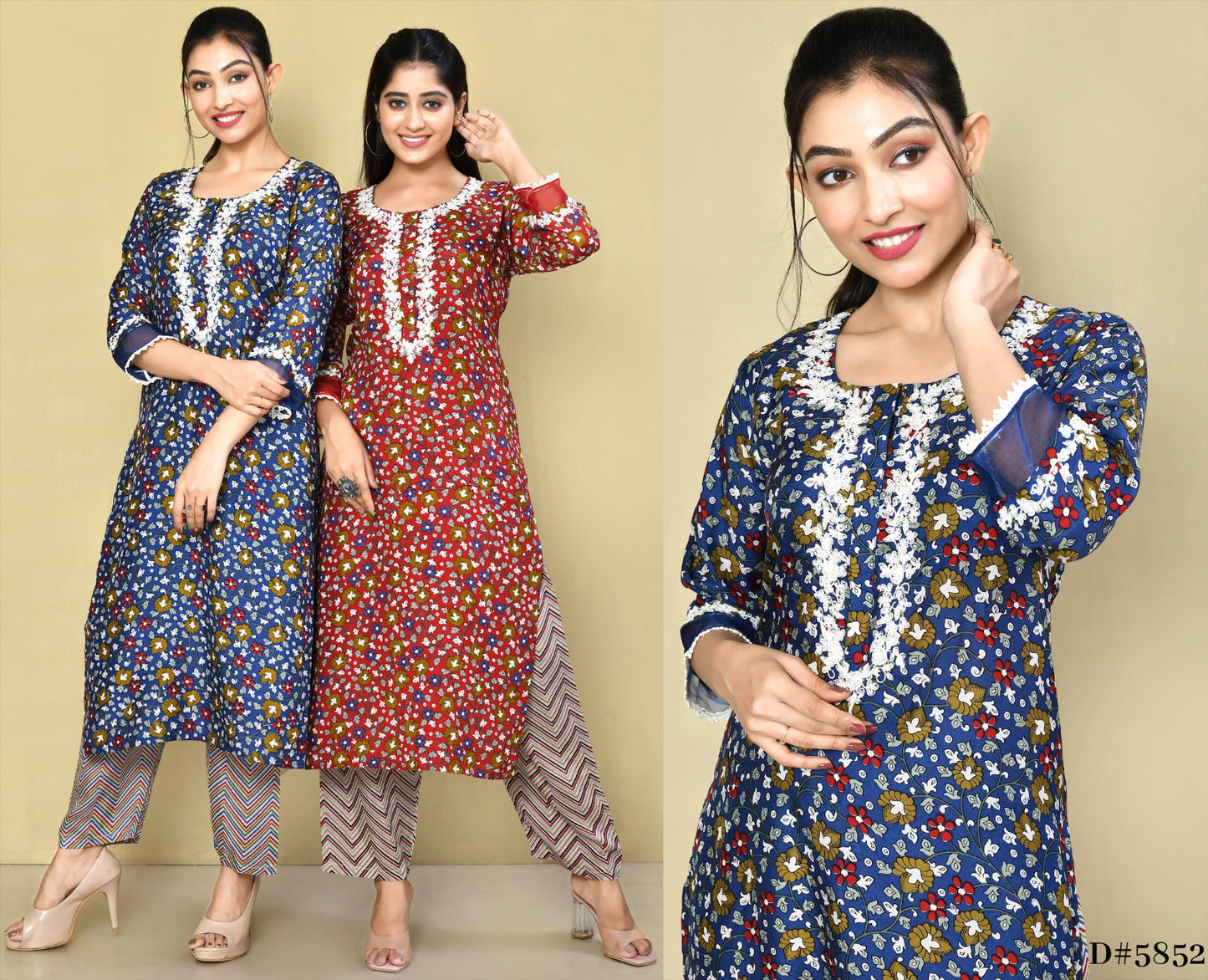 Shilpi Printed Festive Kurta Pant Set