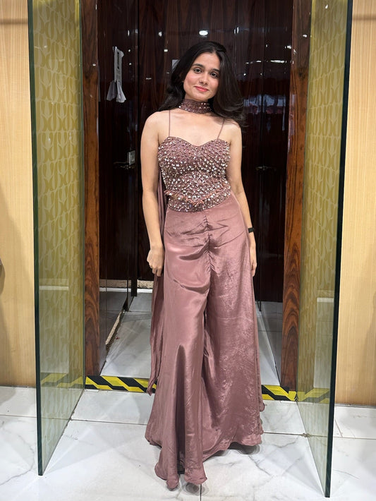 Indo-western designer set for cocktail