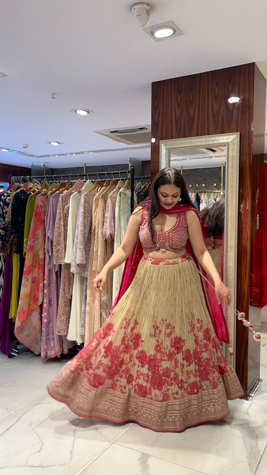 Tvisha - Floral Chic Lehenga Set