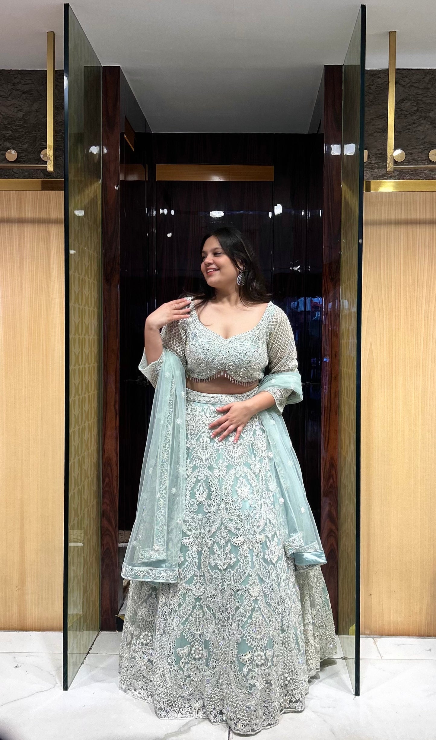 Mira Sea Green Bridal Lehenga Set