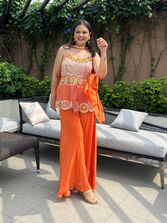 PDP inspired outfit for mehendi, haldi, carnival 