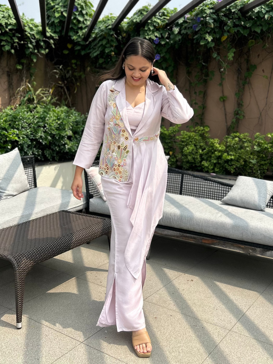 Carnival, Mehendi, Haldi ready with PDP inspired indo-western set.