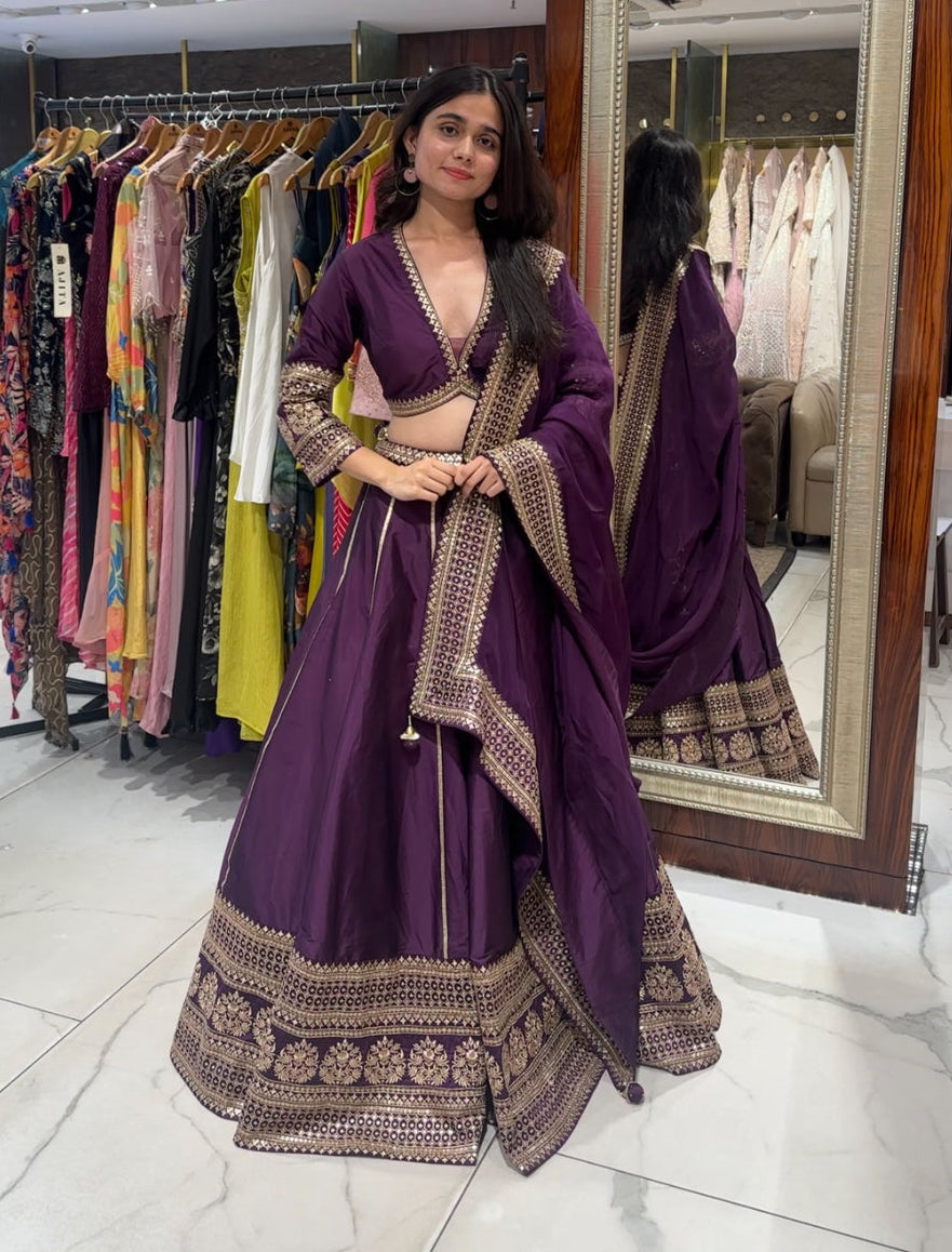 Sabya inspired lehenga - Colour size customisable