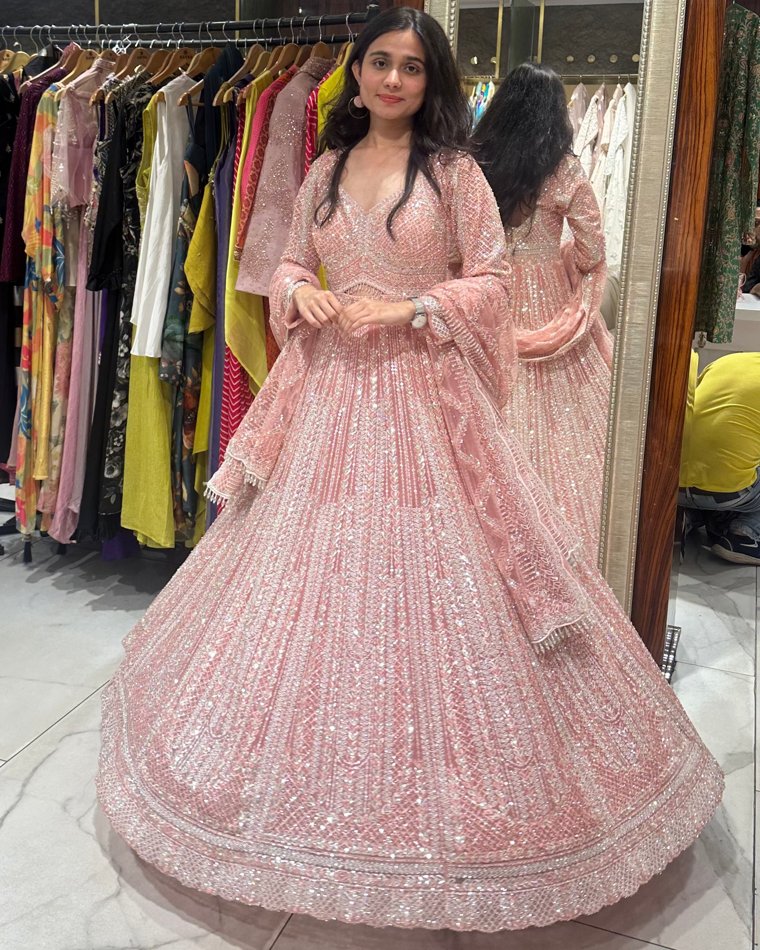 Bridal gown for nikaah, sangeet, reception, engagement