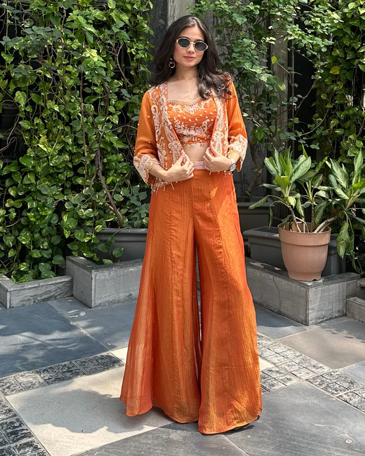 Trendy Indo-western for haldi