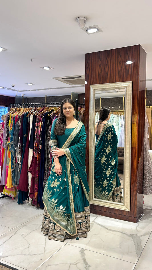 Advika – Heritage Royalty Embroidered Anarkali Suit