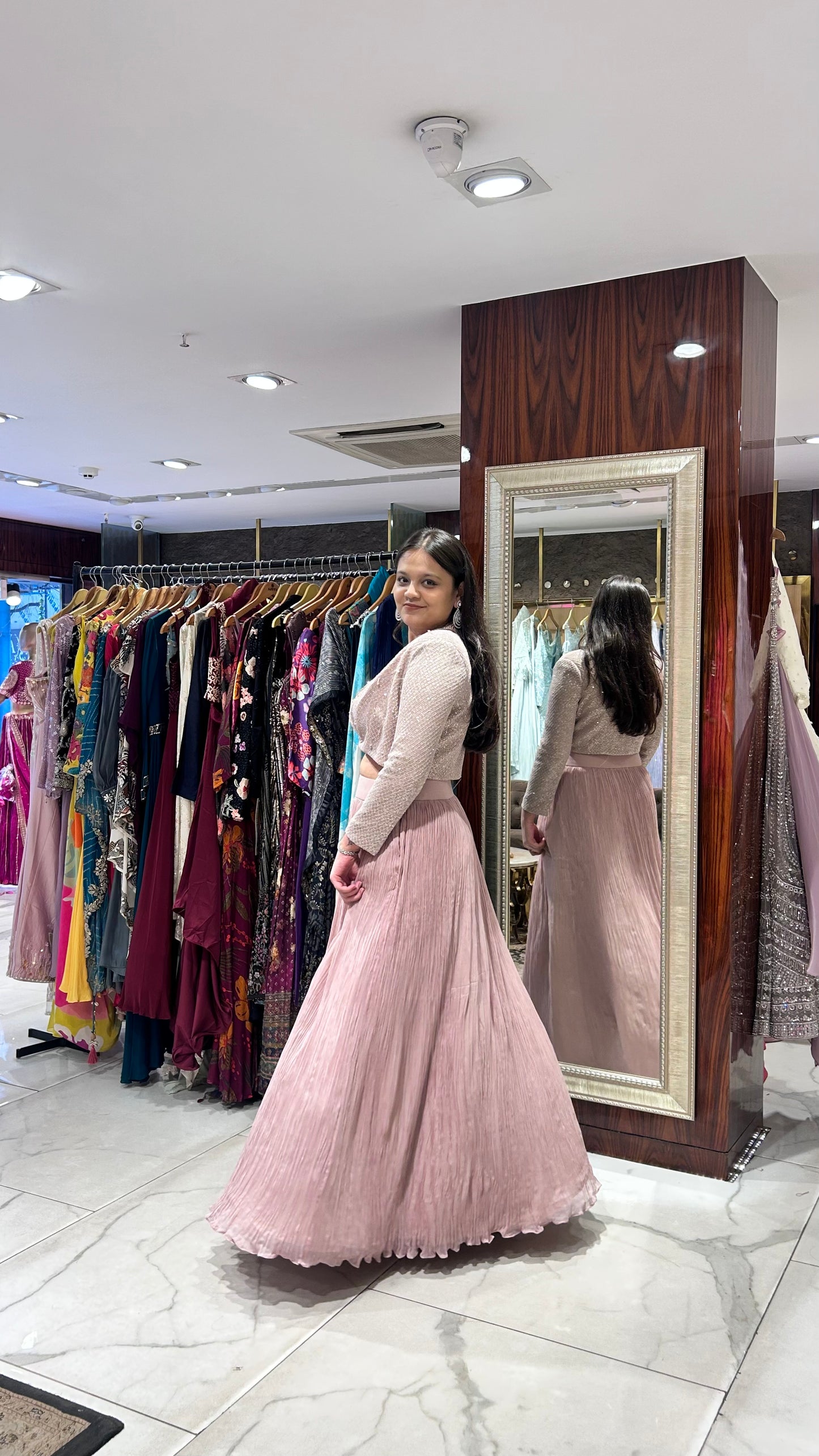 Zara – Short Jacket Indo-Western Lehenga Set