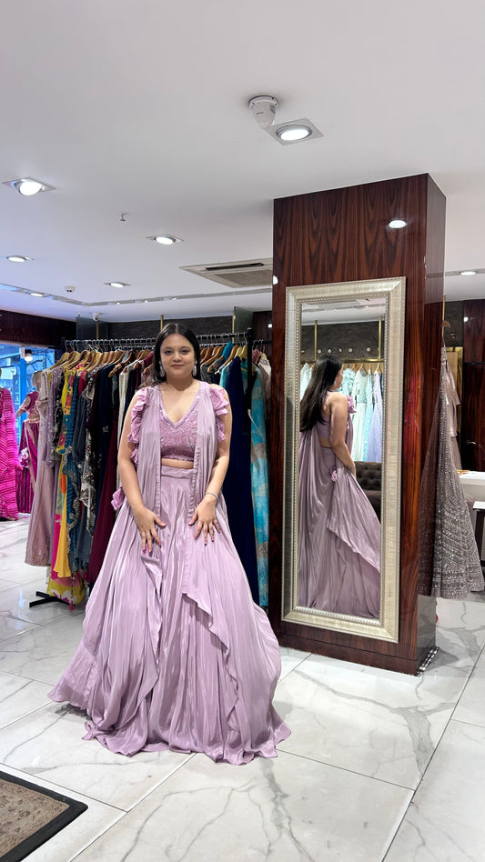 Miraya – Designer Indo-Western Lehenga Set