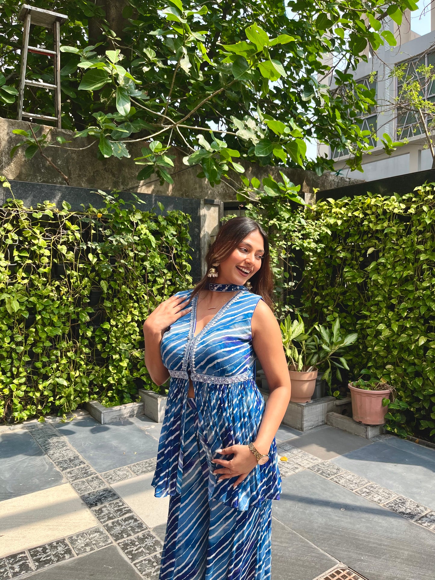 Keher Leheriya Indo-Western Palazzo Set