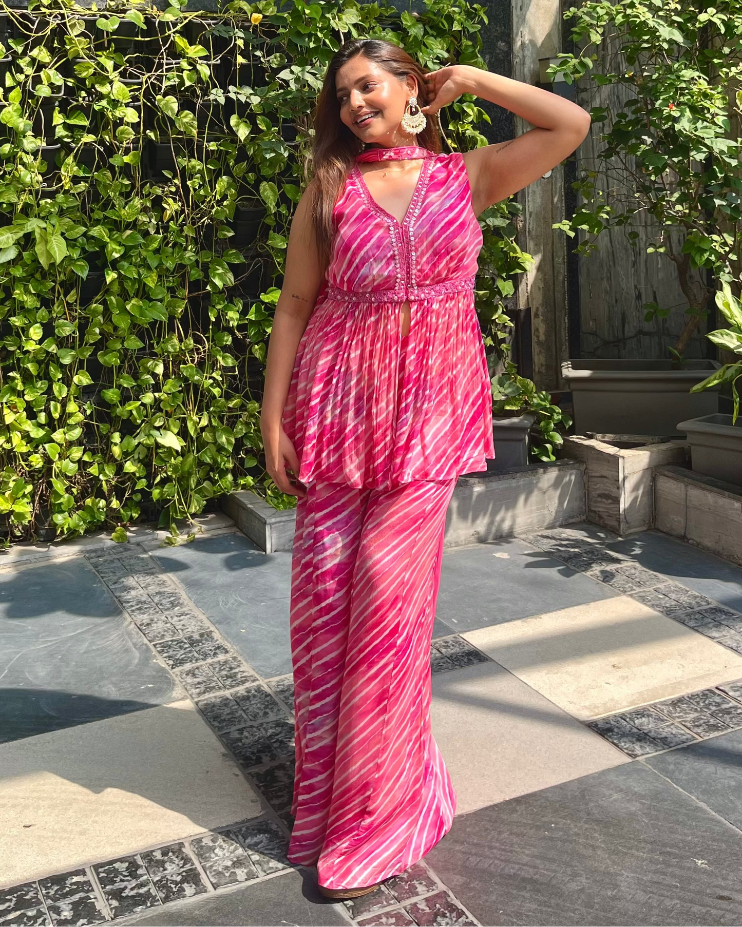 Keher Leheriya Indo-Western Palazzo Set
