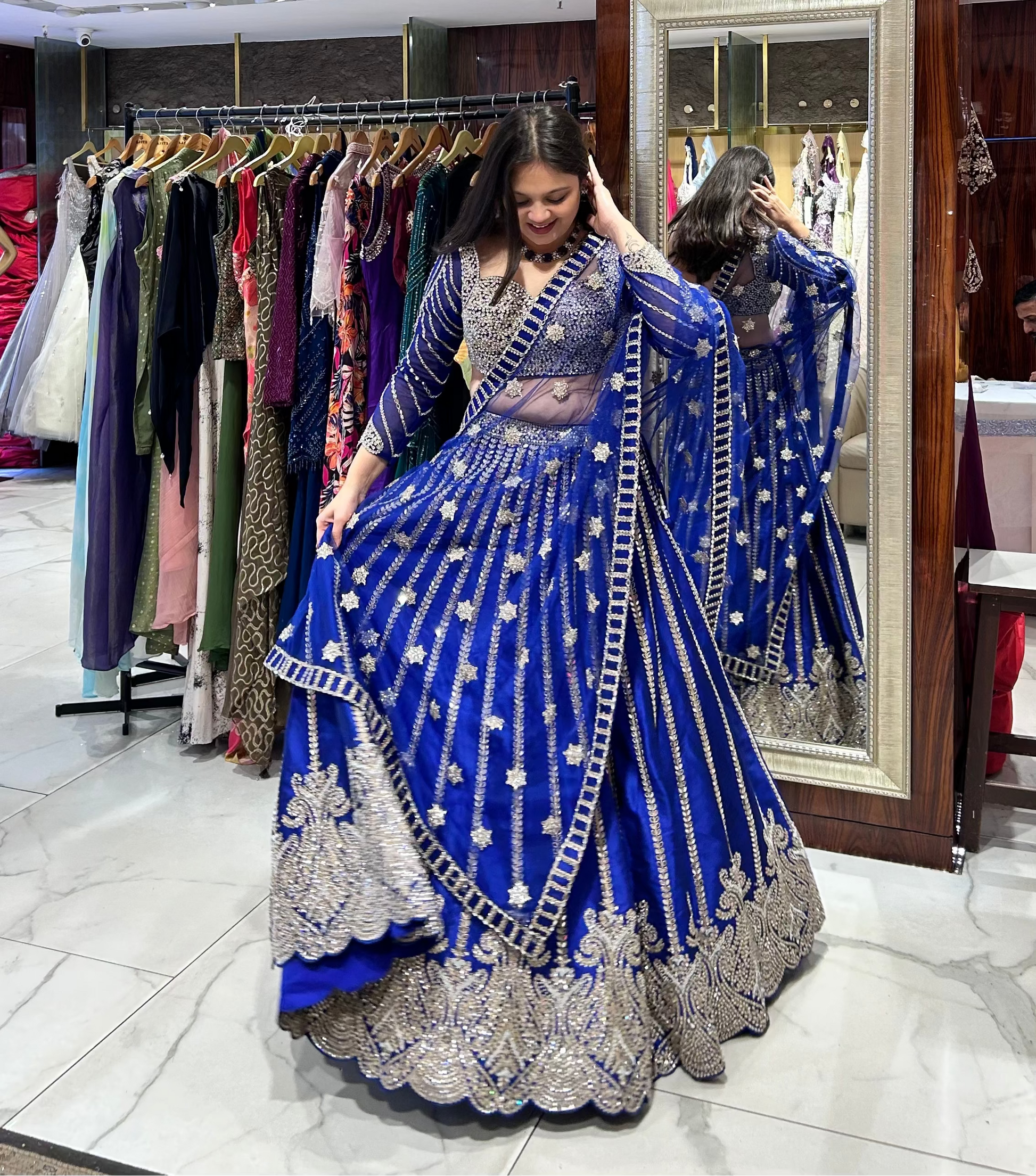 Bridal lehenga (Abhinav Mishra inspired) for Sangeet, Reception, Engagement