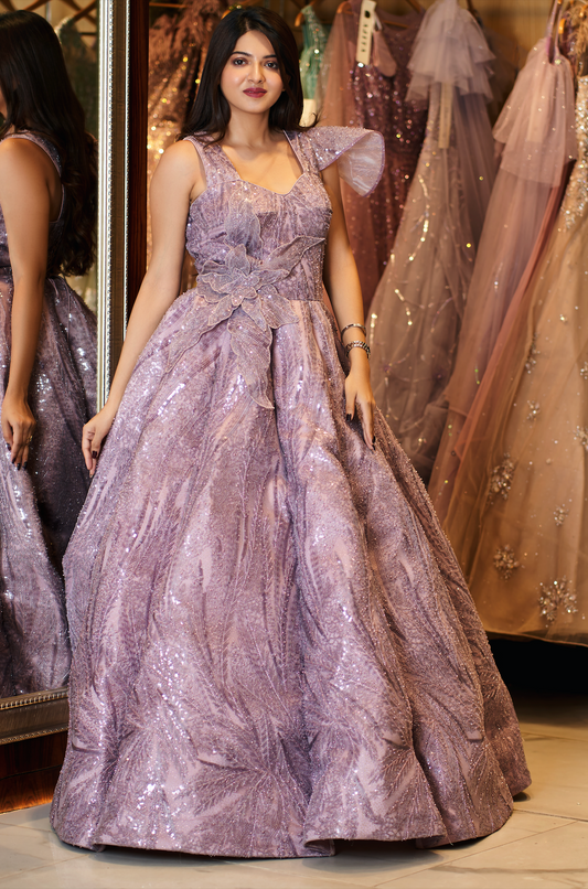 Cindy's Fairytale Lavender Ball Gown