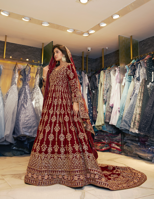 Noor Bridal Trail Gown